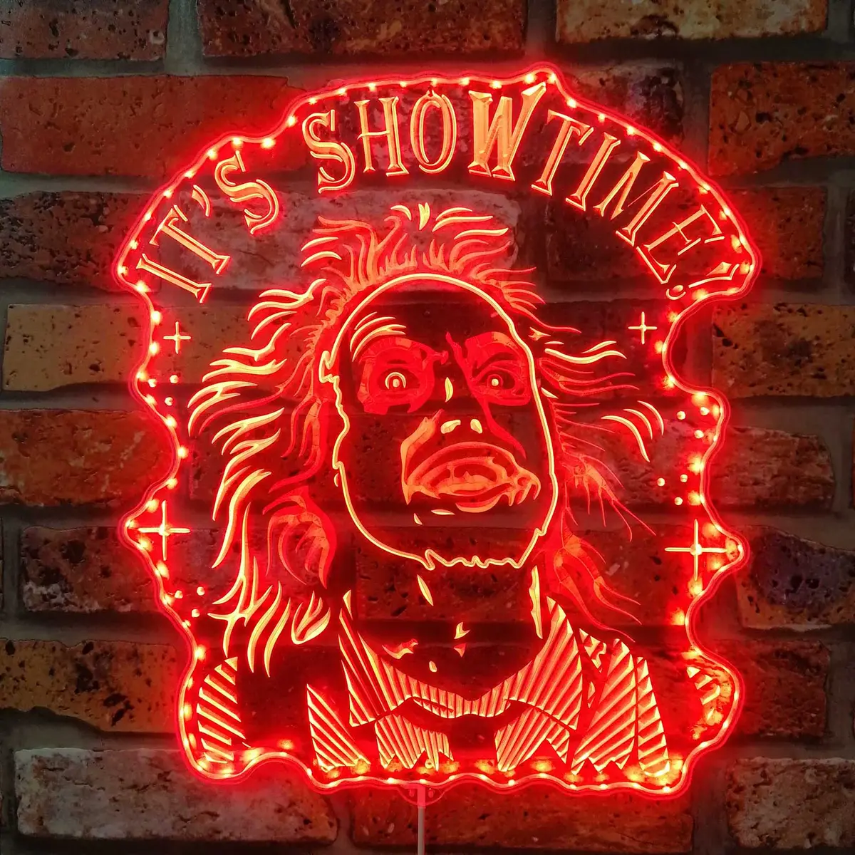 Beetlejuice Neon Led Sign With Dynamic Rgb Colors 3
