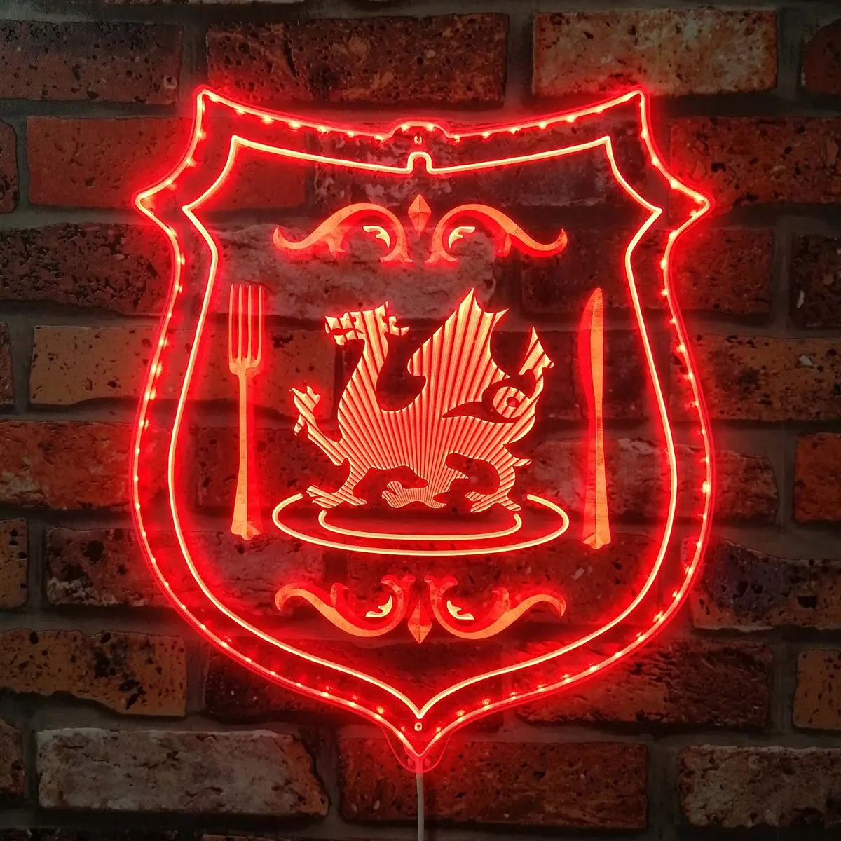 Dungeon Meshi Emblem Neon Led Sign With Dynamic Rgb Colors 3