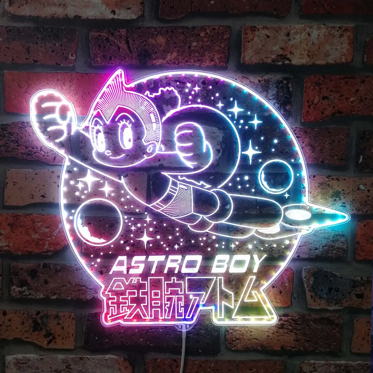 Astro Boy Neon Led Sign With Dynamic Rgb Colors 1