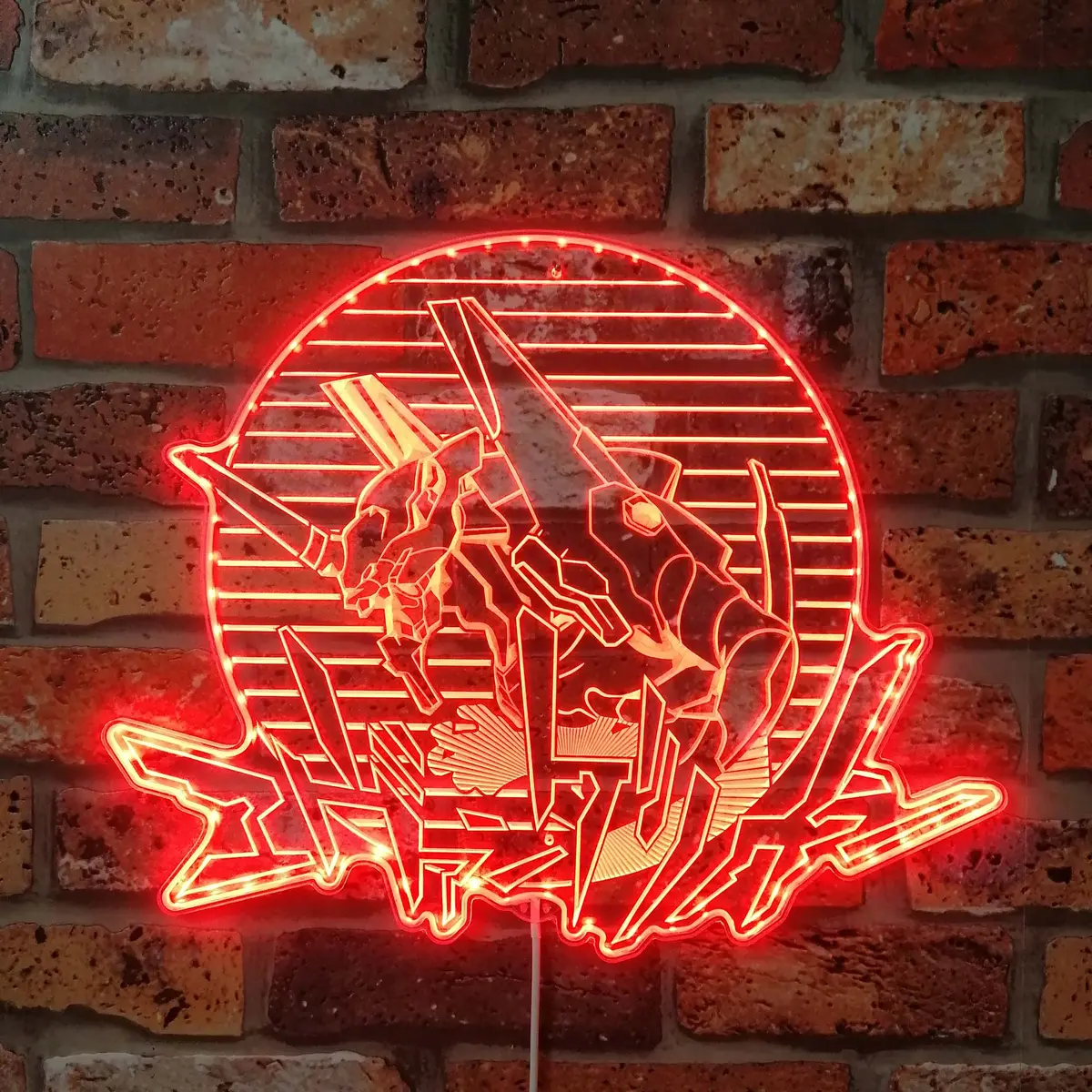Evangelion Unit-01 Neon Led Sign With Dynamic Rgb Colors 3