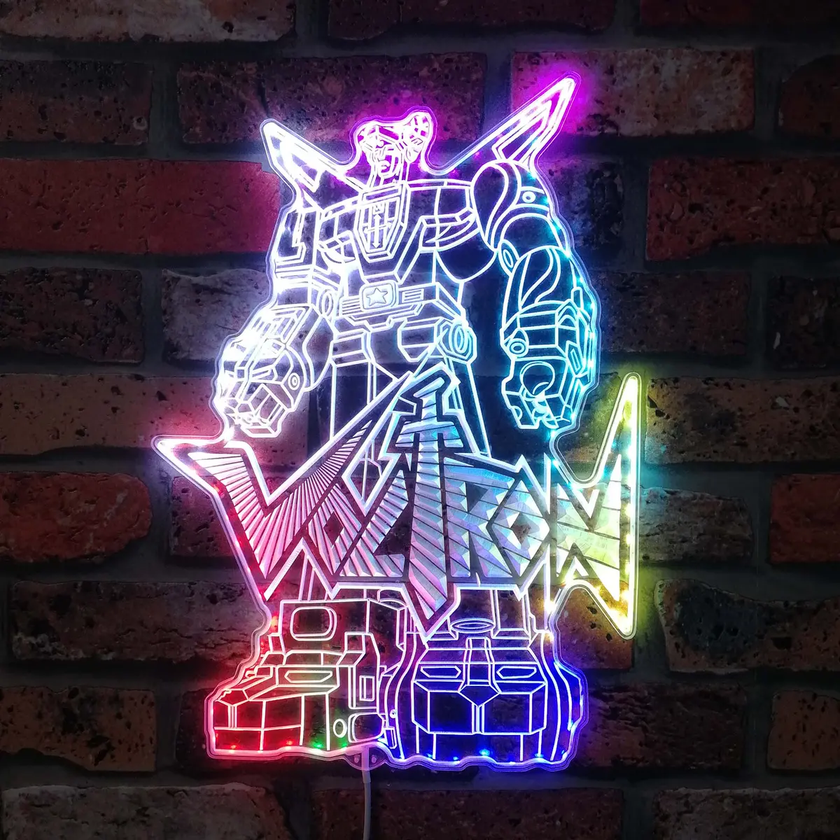 Voltron Neon Led Sign With Dynamic Rgb Colors 1