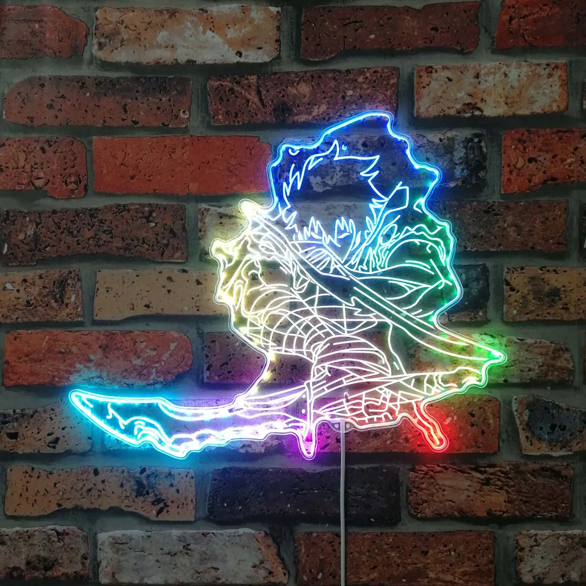 Solo Leveling Neon Neon Led Sign With Dynamic Rgb Colors 1