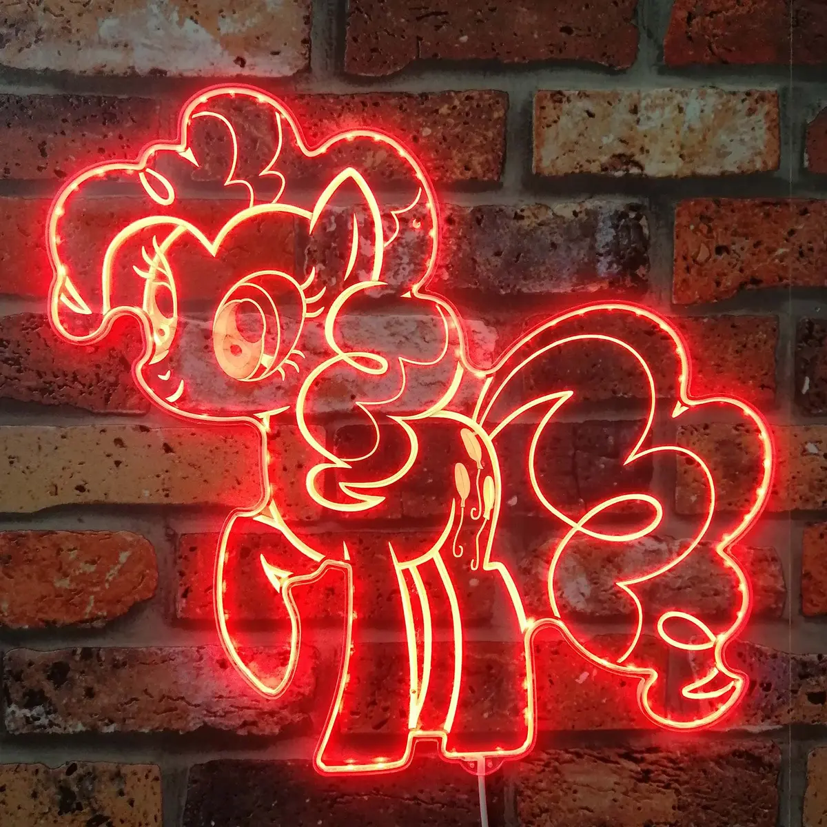 My Little Pony Pinkie Pie Neon Led Sign With Dynamic Rgb Colors 3