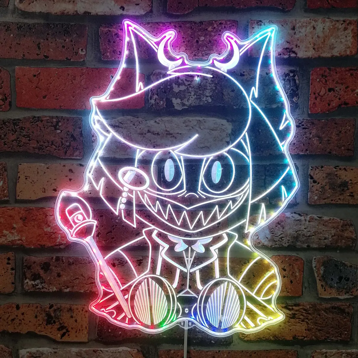 Hazbin Hotel Alastor Neon Led Sign With Dynamic Rgb Colors 1