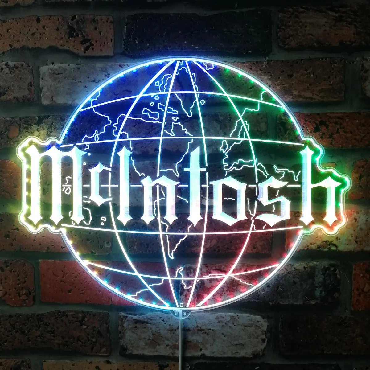 Mcintosh Studio Wall Decor Neon Led Sign With Dynamic Rgb Colors 1