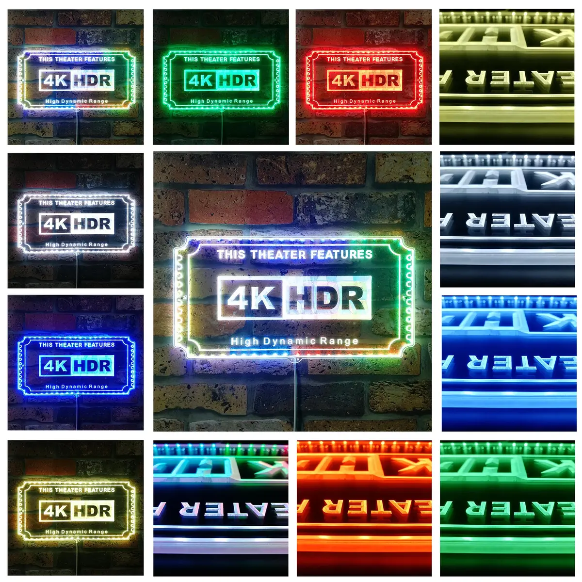 4K Hdr Home Movie Theater Neon Led Sign With Dynamic Rgb Colors 2