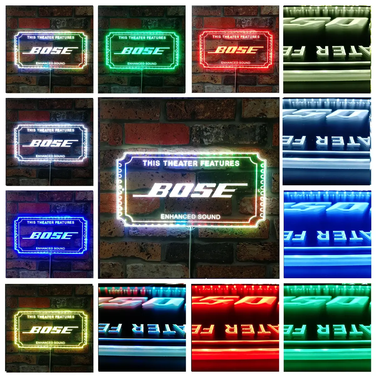 Bose Neon Led Sign With Dynamic Rgb Colors 2