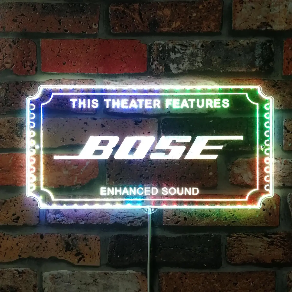 Bose Neon Led Sign With Dynamic Rgb Colors 1