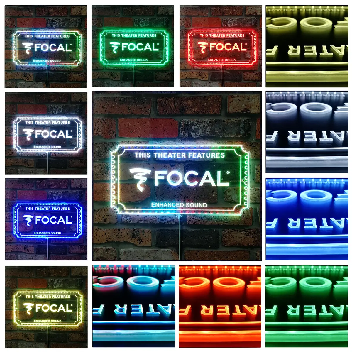 Focal Neon Led Sign With Dynamic Rgb Colors 2