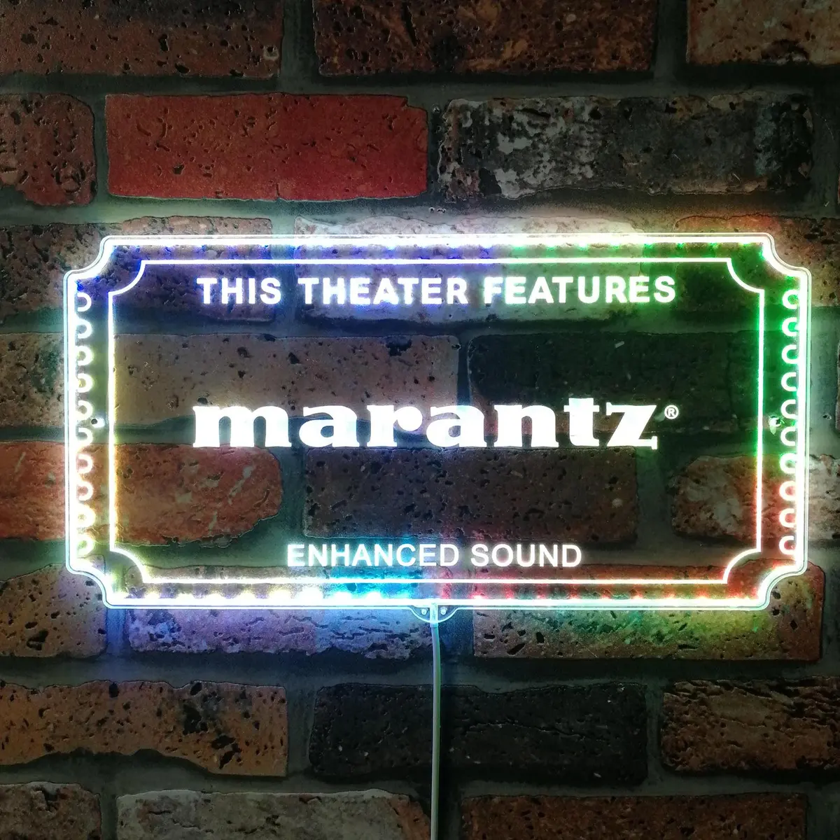 Marantz Neon Led Sign With Dynamic Rgb Colors 1