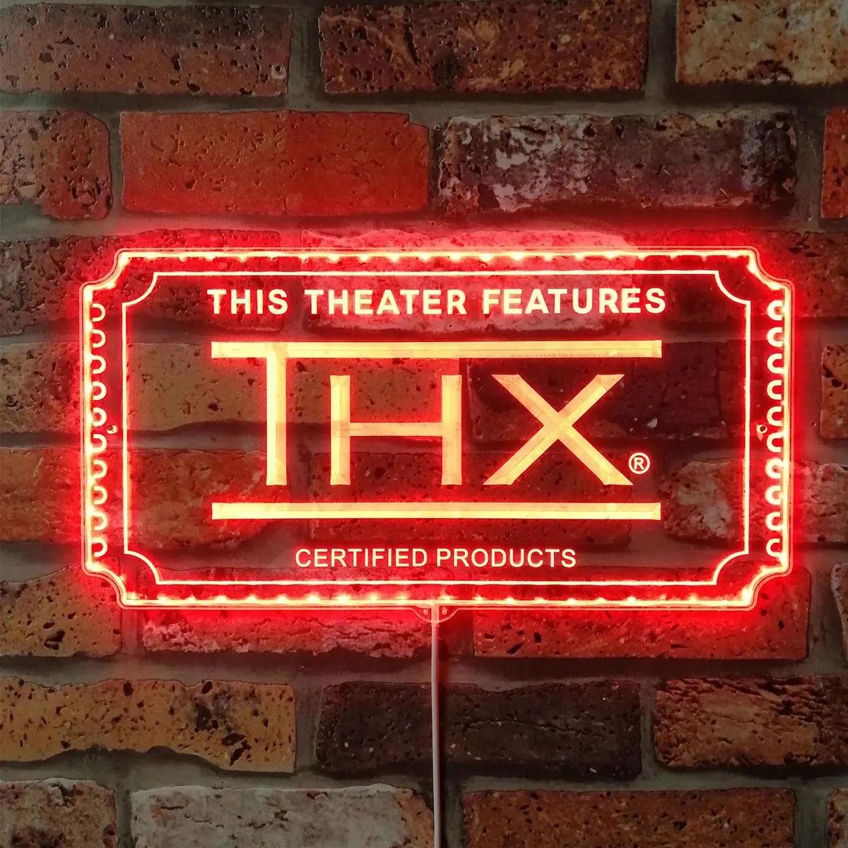Thx Neon Led Sign With Dynamic Rgb Colors 3
