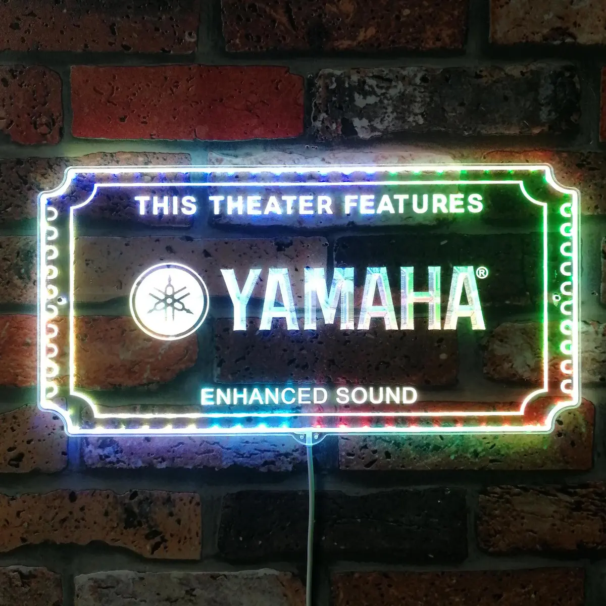 Yamaha Neon Led Sign With Dynamic Rgb Colors 1