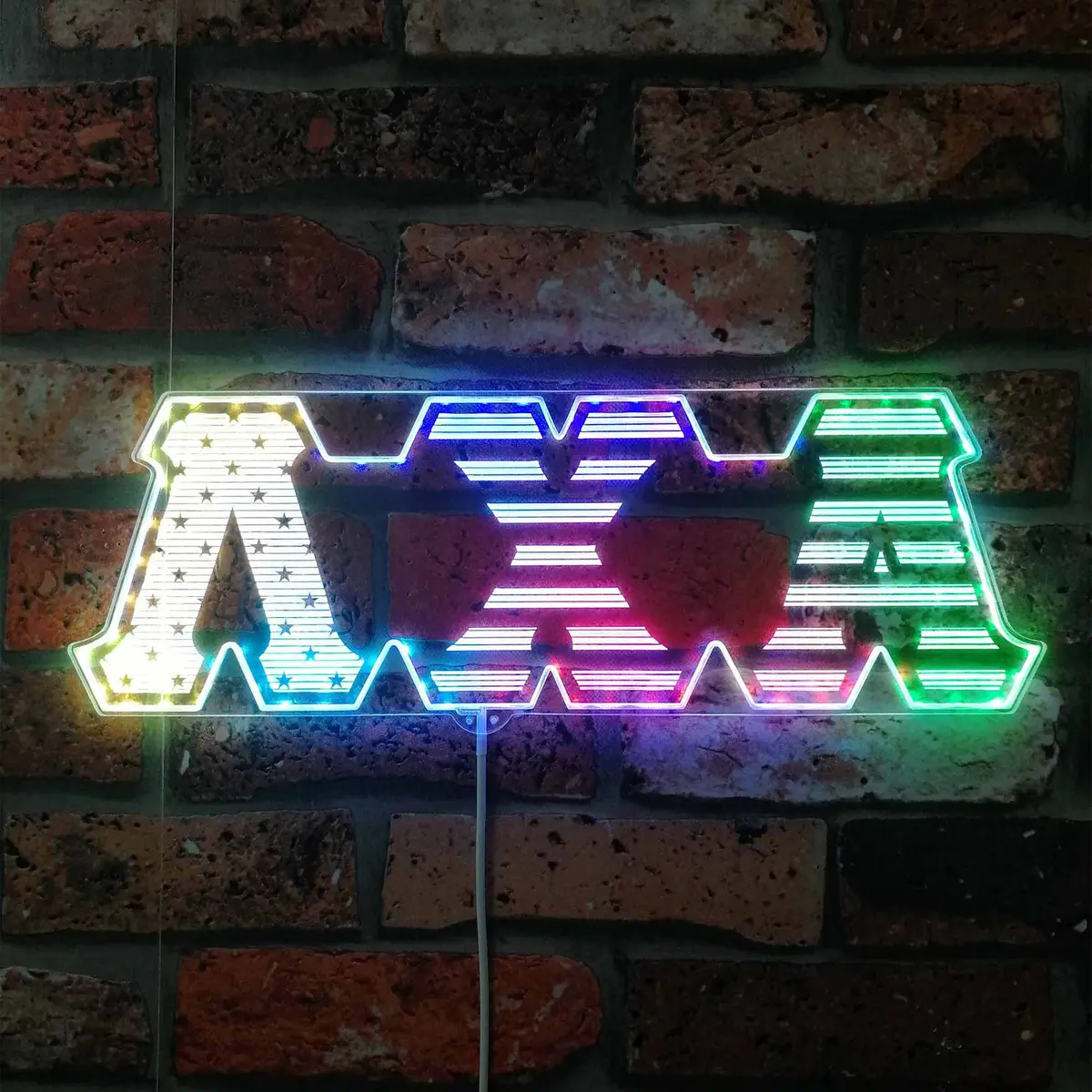 Lambda Chi Alpha Neon Led Sign With Dynamic Rgb Colors 1