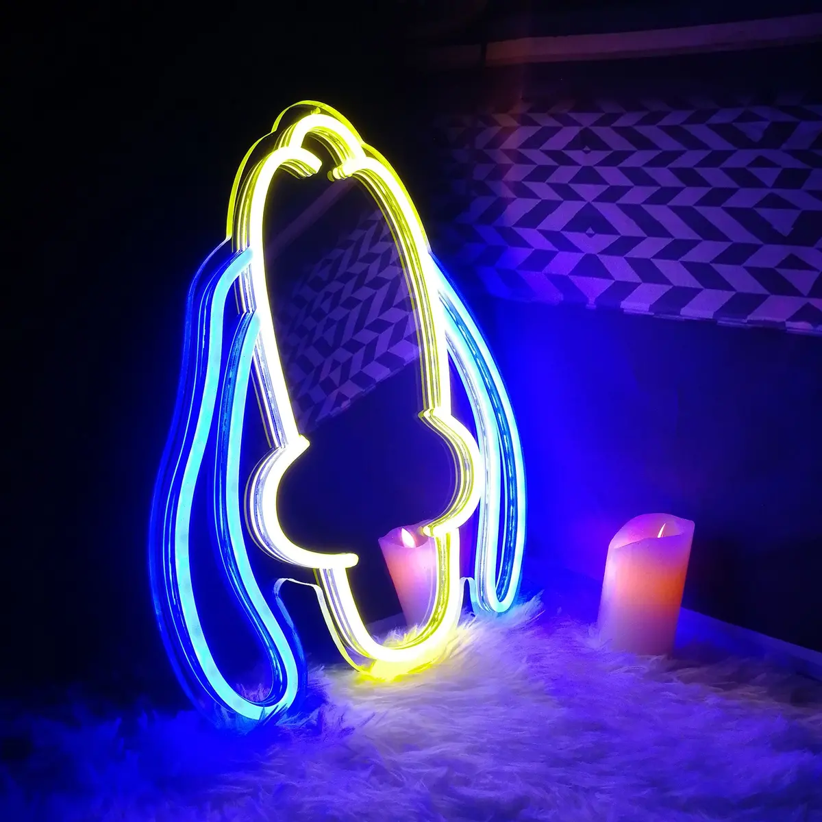 Pluto Neon Mirror Led Sign 1