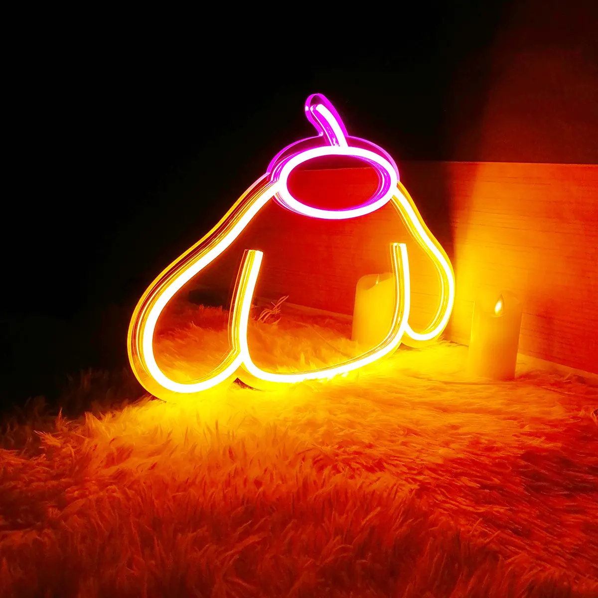 Sanrio - Pompompurin Neon Mirror Led Sign 1