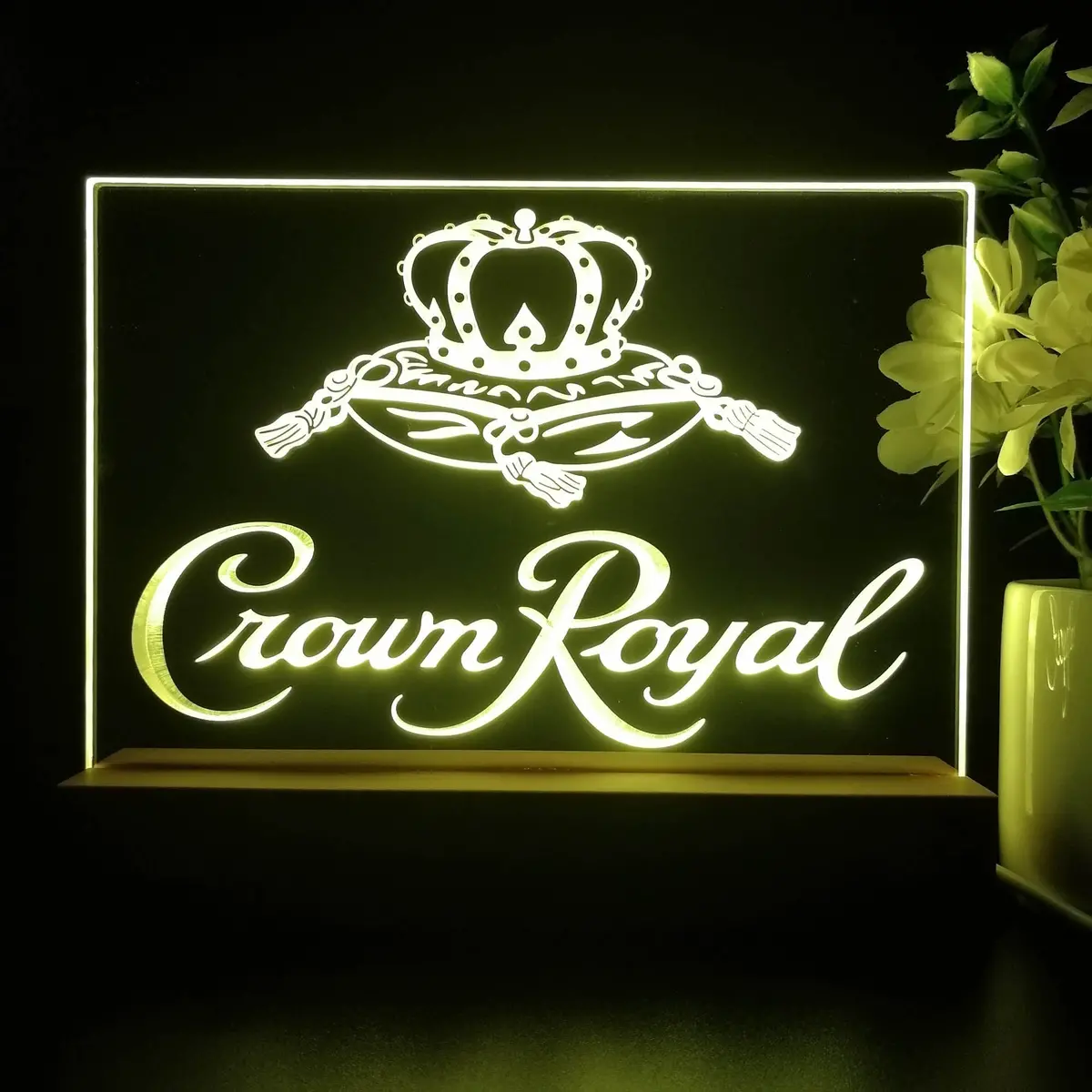 Crown Royal Neon Sign Pub Bar Lamp 1