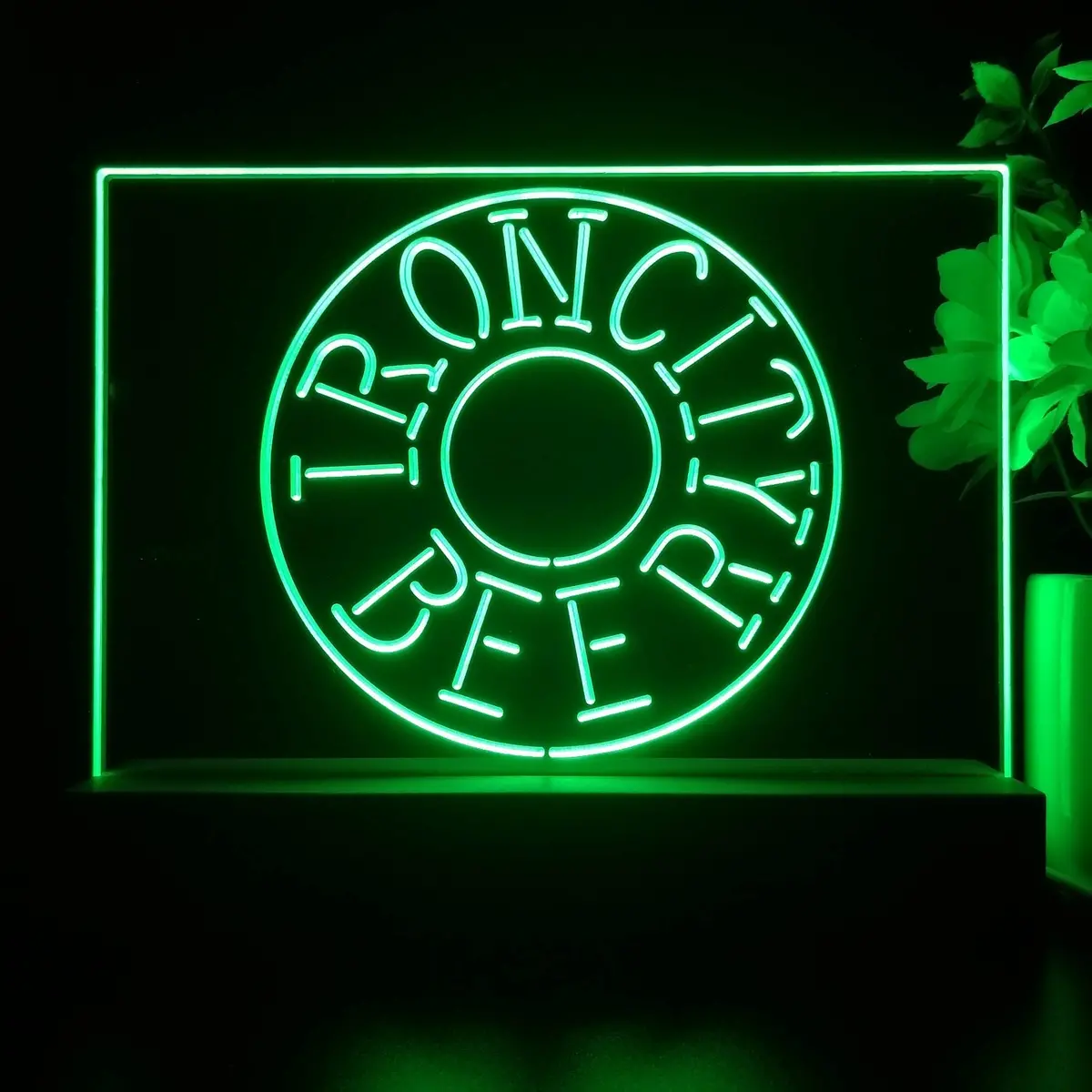 Iron City Beer Neon Sign Pub Bar Lamp 1