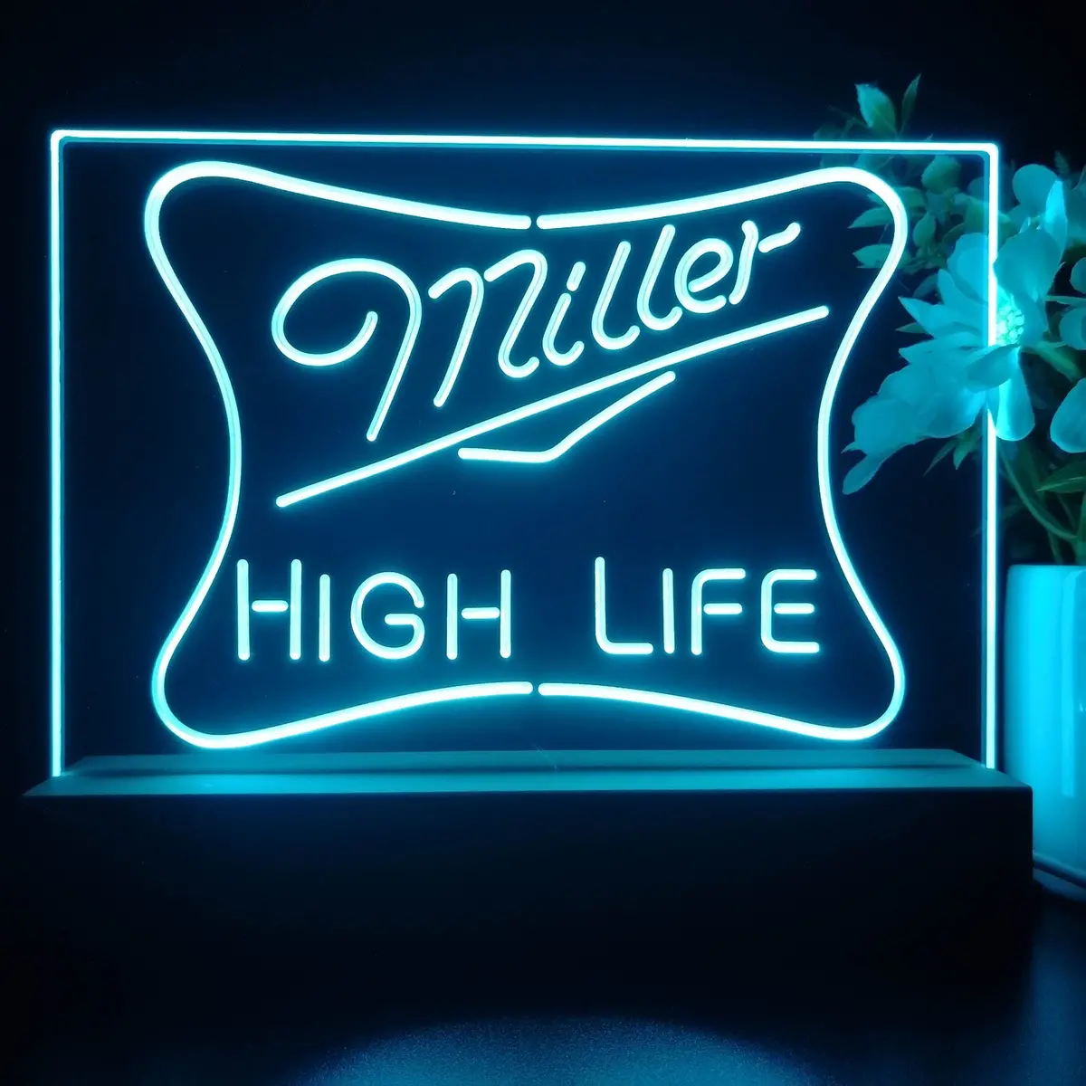 Miller High Life Beer Neon Sign Pub Bar Lamp 2