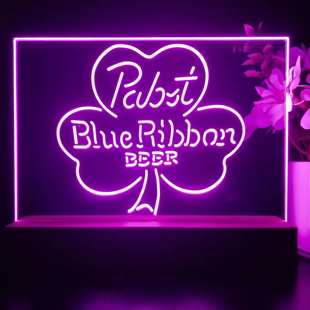 Pabst Blue Ribbon Beer Bar Neon Sign Pub Bar Lamp 2