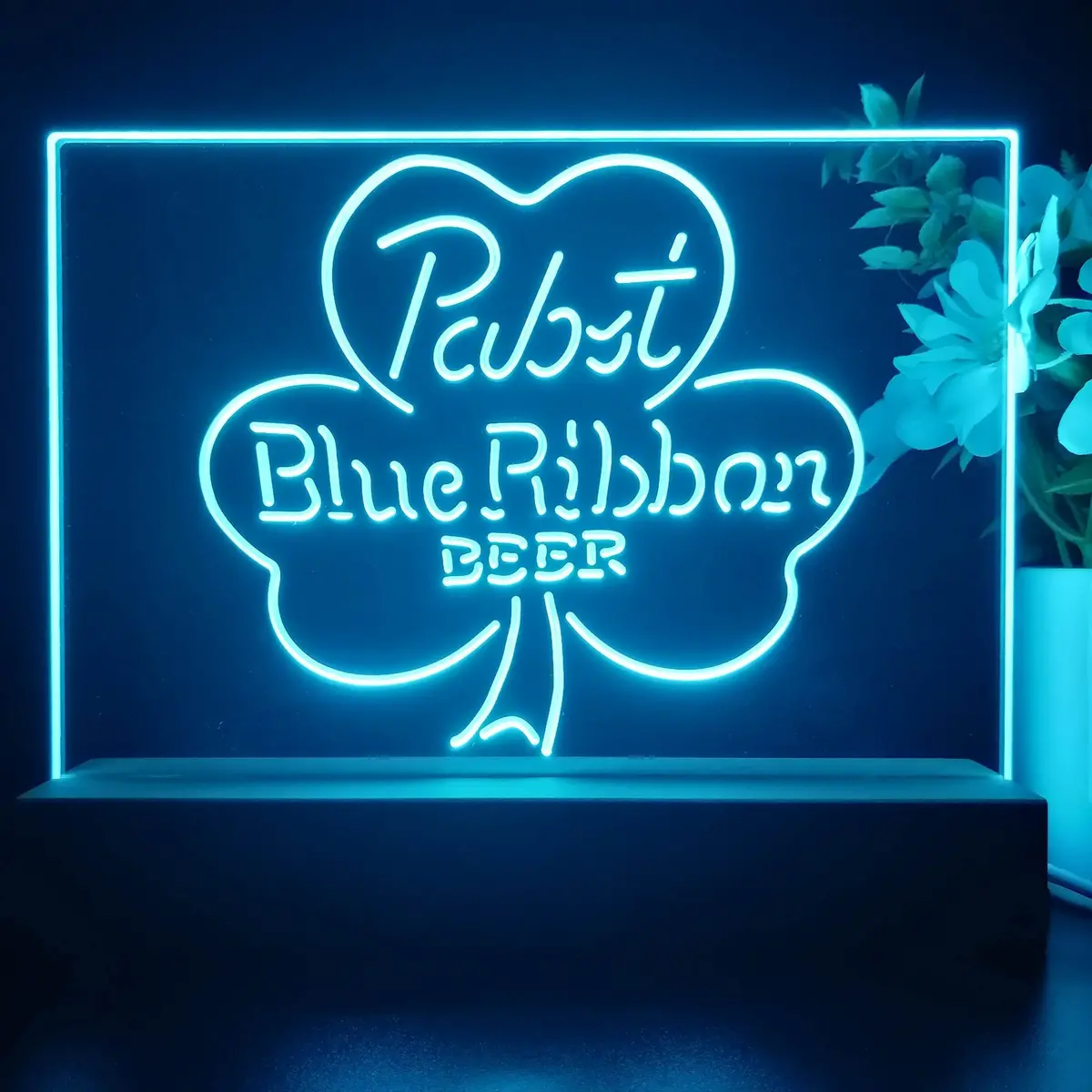 Pabst Blue Ribbon Beer Bar Neon Sign Pub Bar Lamp 1