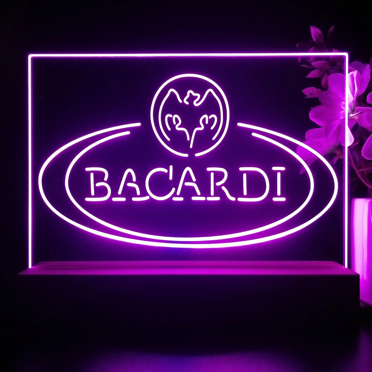 Bacardi Rum Neon Sign Pub Bar Lamp 1