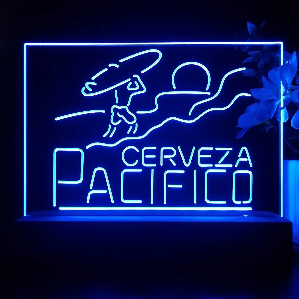 Pacifico Clara Mexican Cerveza Neon Sign Pub Bar Lamp 1
