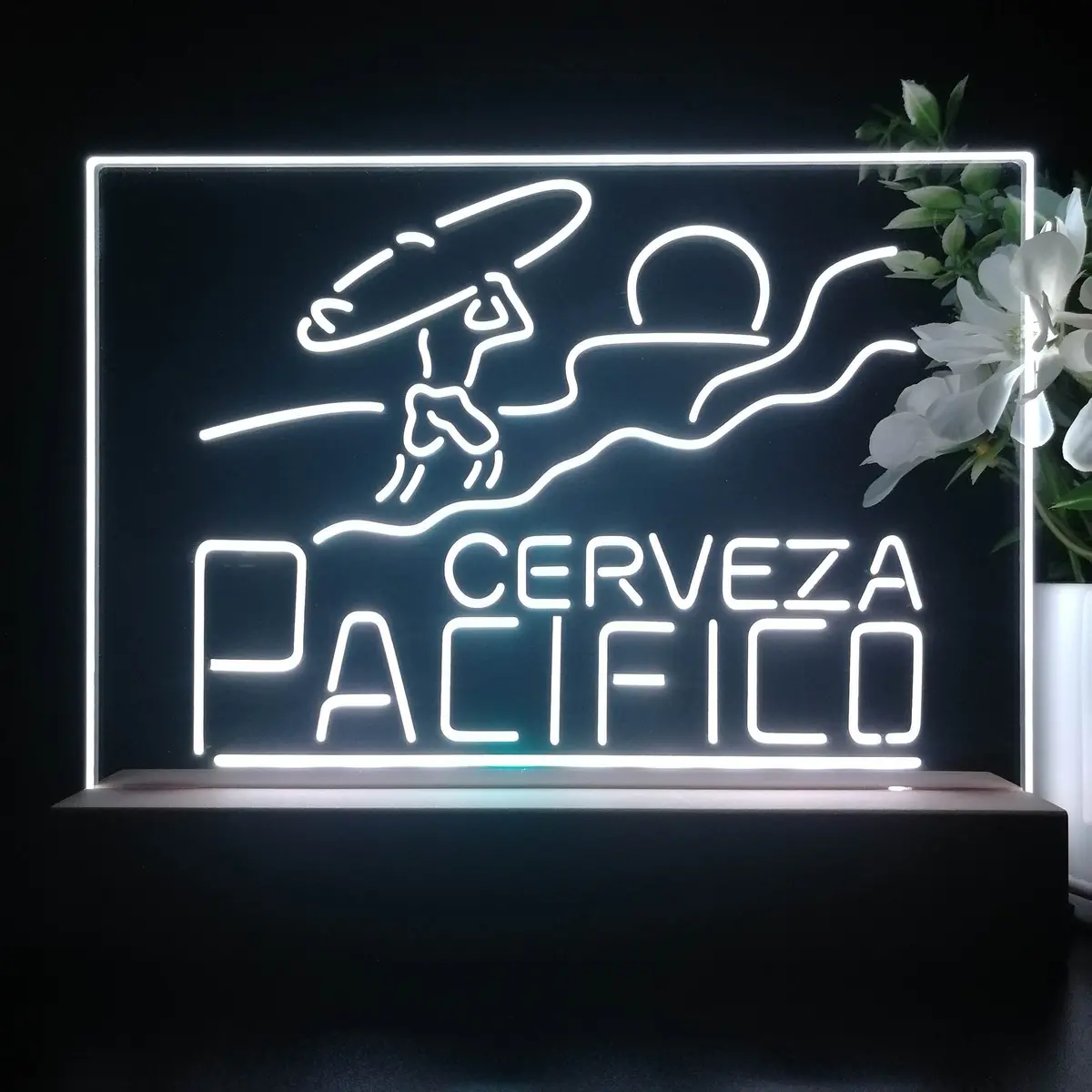 Pacifico Clara Mexican Cerveza Neon Sign Pub Bar Lamp 2