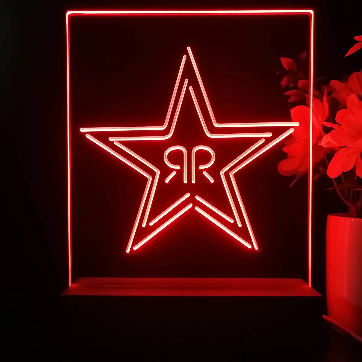 Rockstar Energy 3D Illusion Night Light Desk Lamp 1