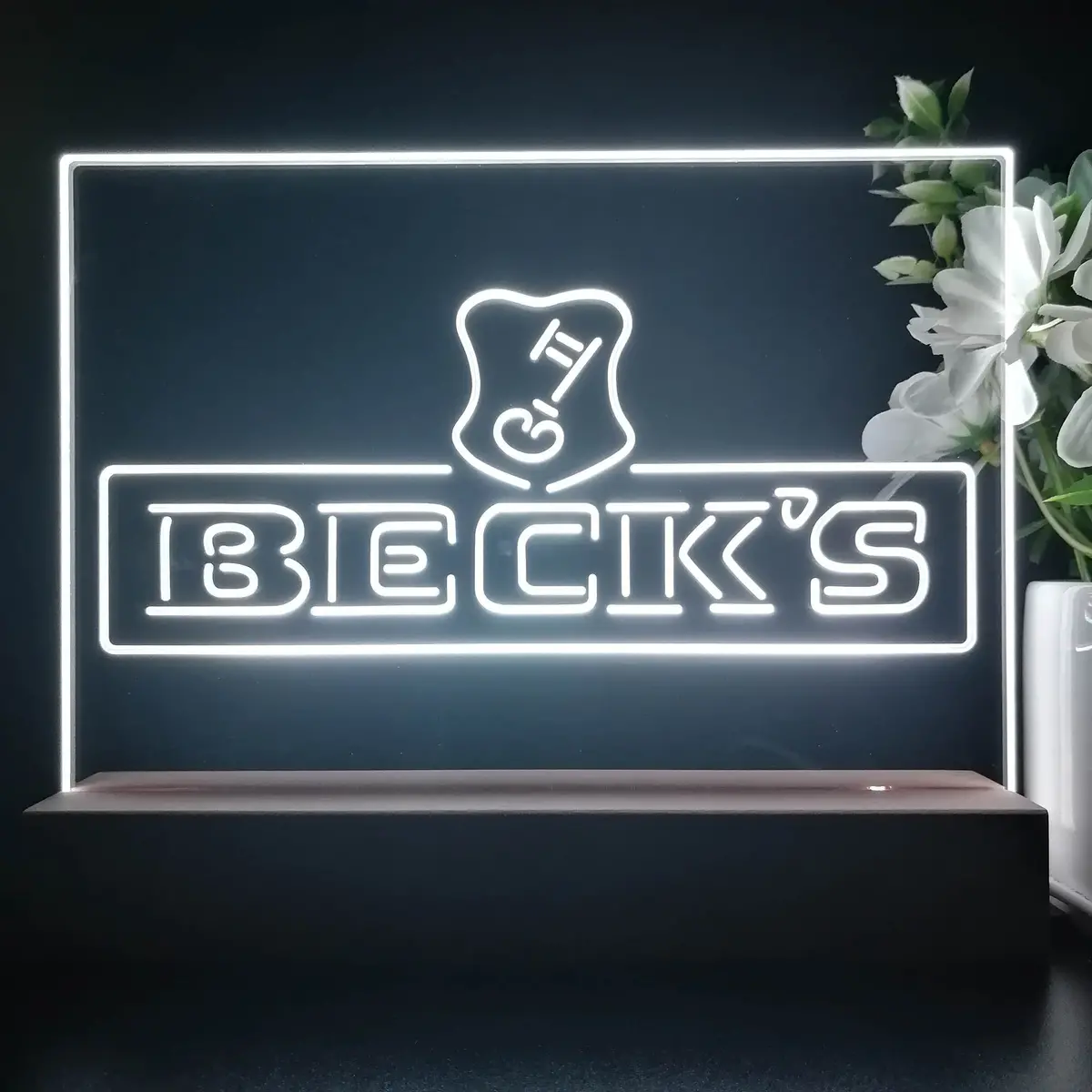 Beck's Beer Neon Sign Pub Bar Lamp 2