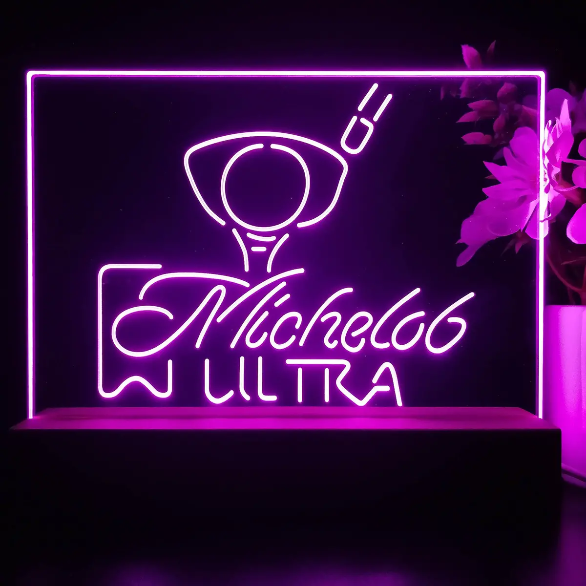 Michelob Ultra Golf Ball Neon Sign Pub Bar Lamp 1