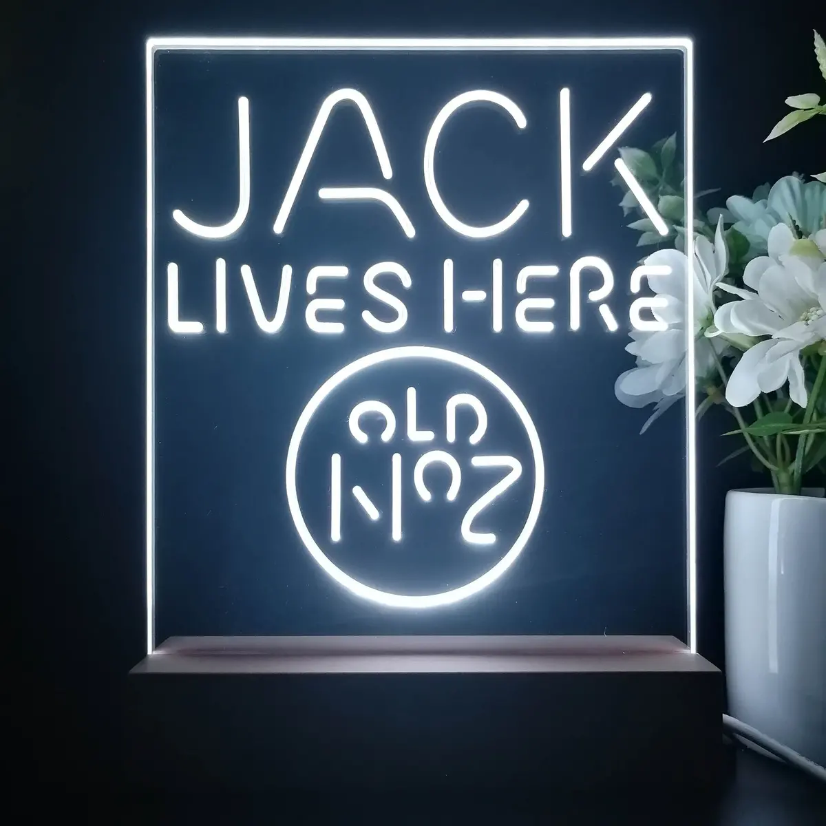 Jack Lives Here 3D Illusion Night Light Desk Lamp 1