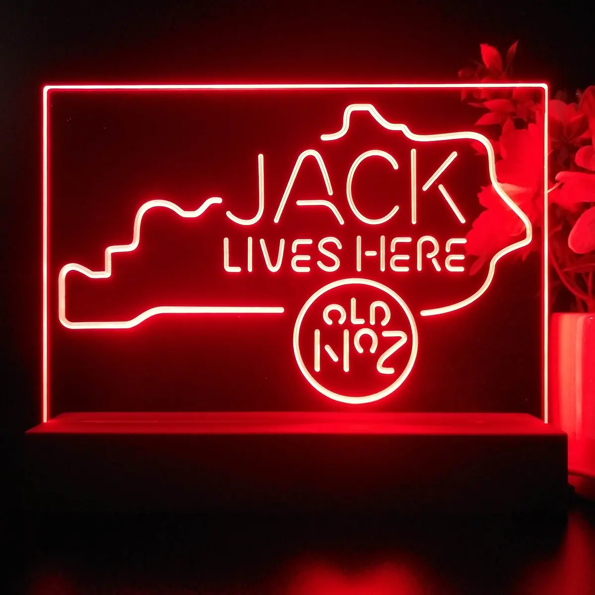 Kentucky Jack Lives Here Neon Sign Pub Bar Lamp 1