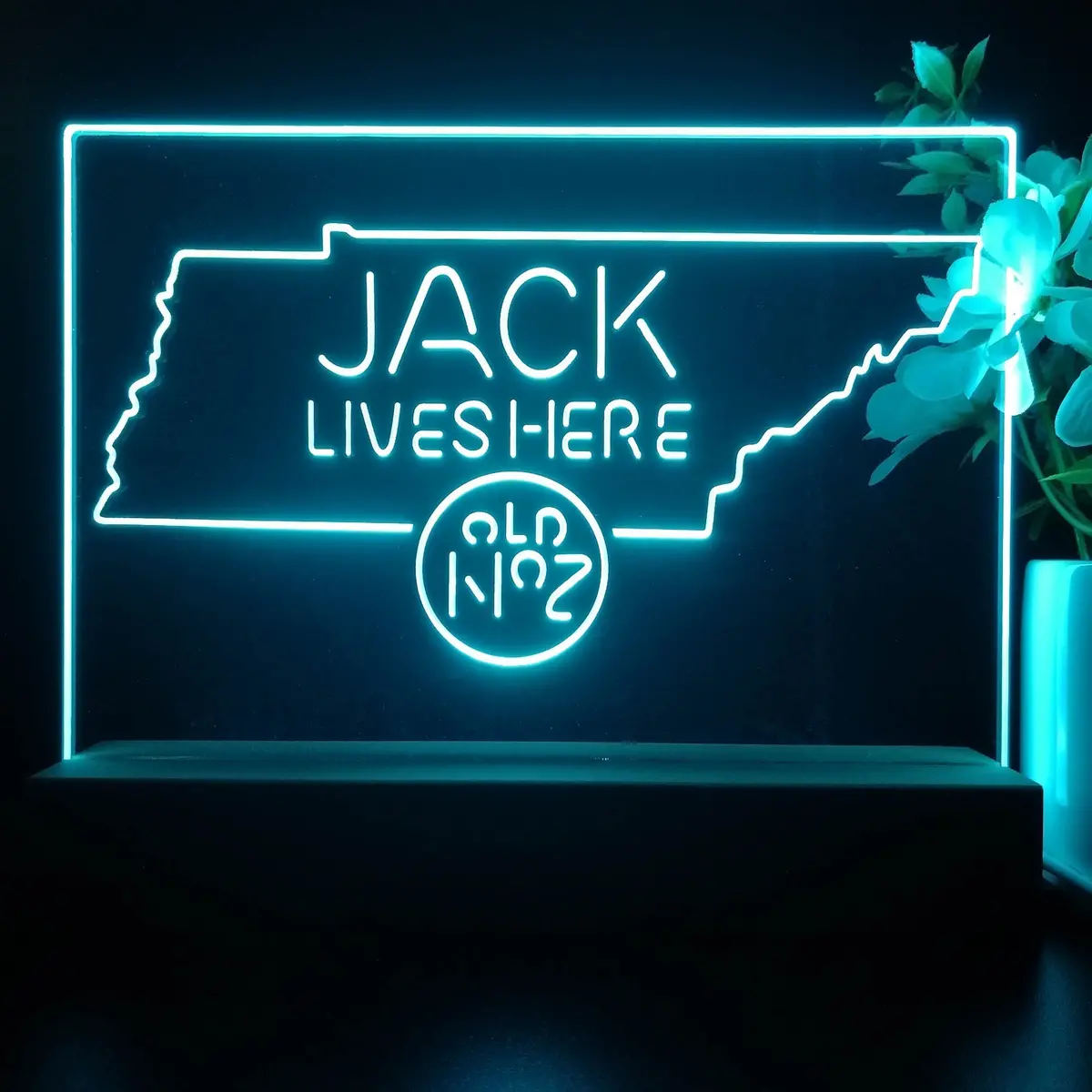 Tennessee Jack Lives Here Neon Sign Pub Bar Lamp 1