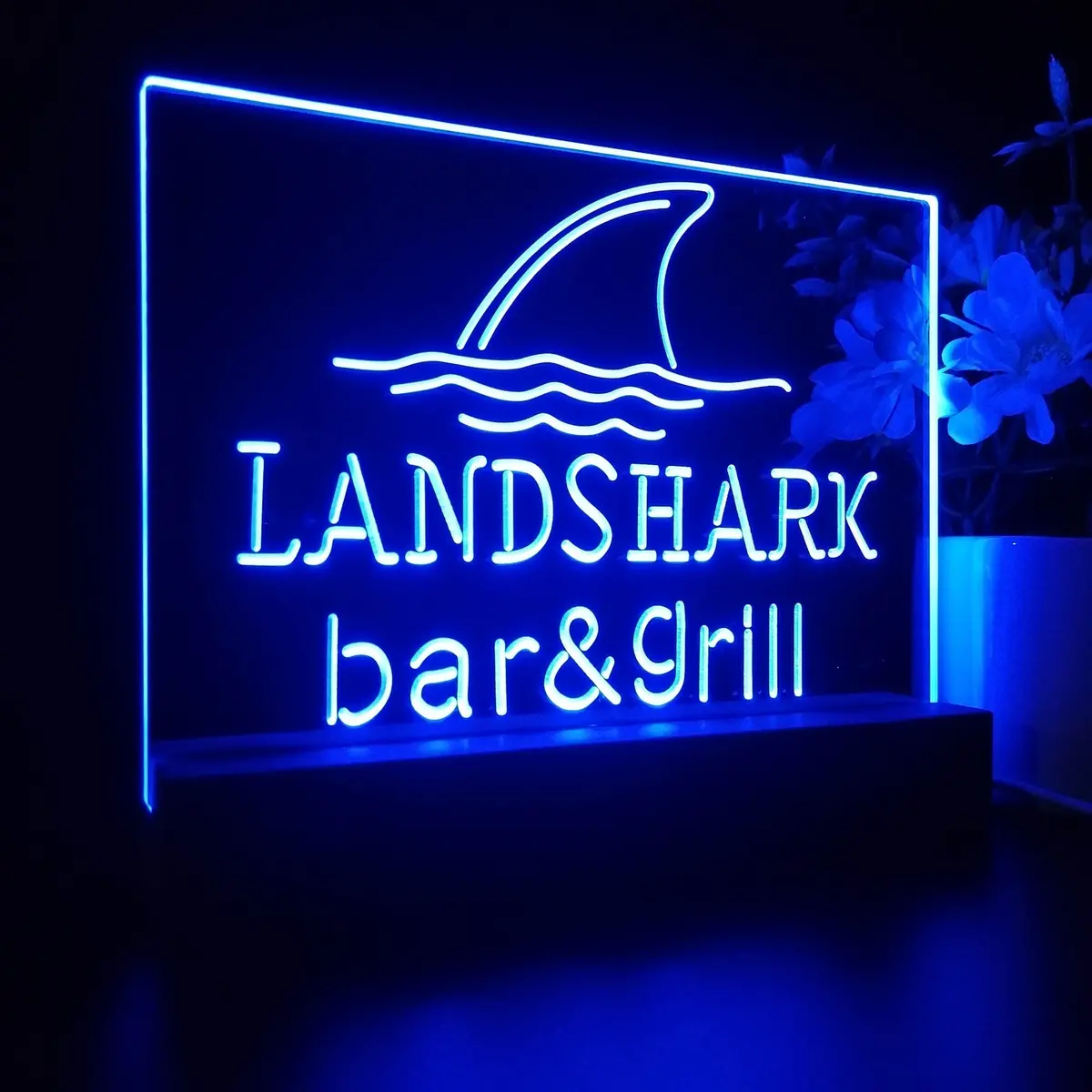 Landshark Bar And Grill Neon Sign Pub Bar Lamp 1
