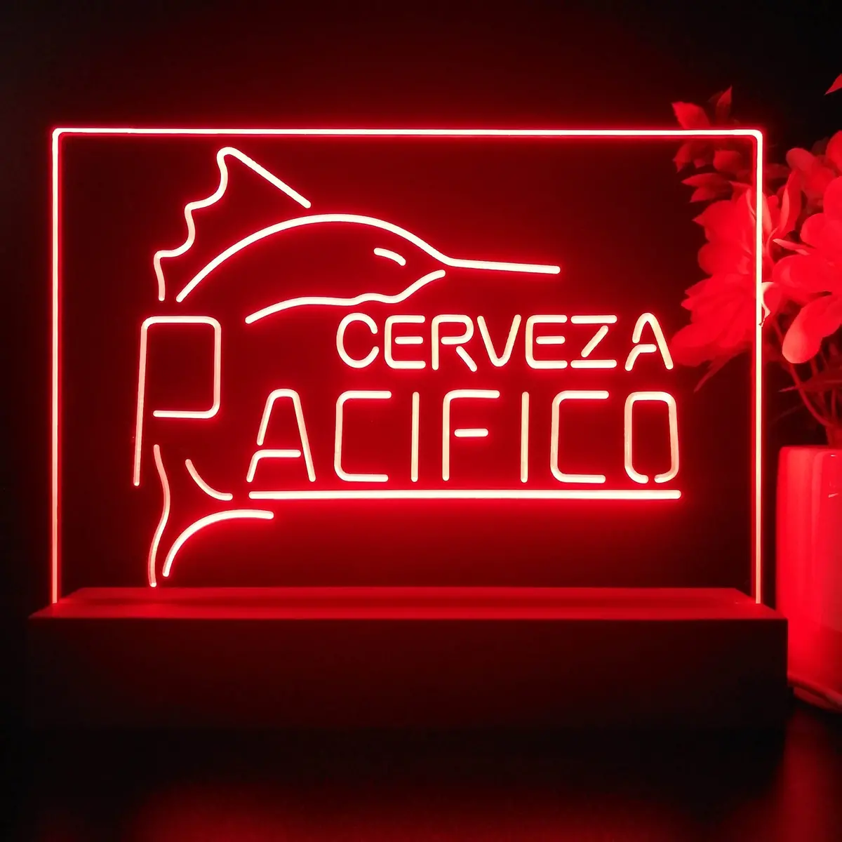 Cerveza Pacifico Large Marlin Neon Sign Pub Bar Lamp 1