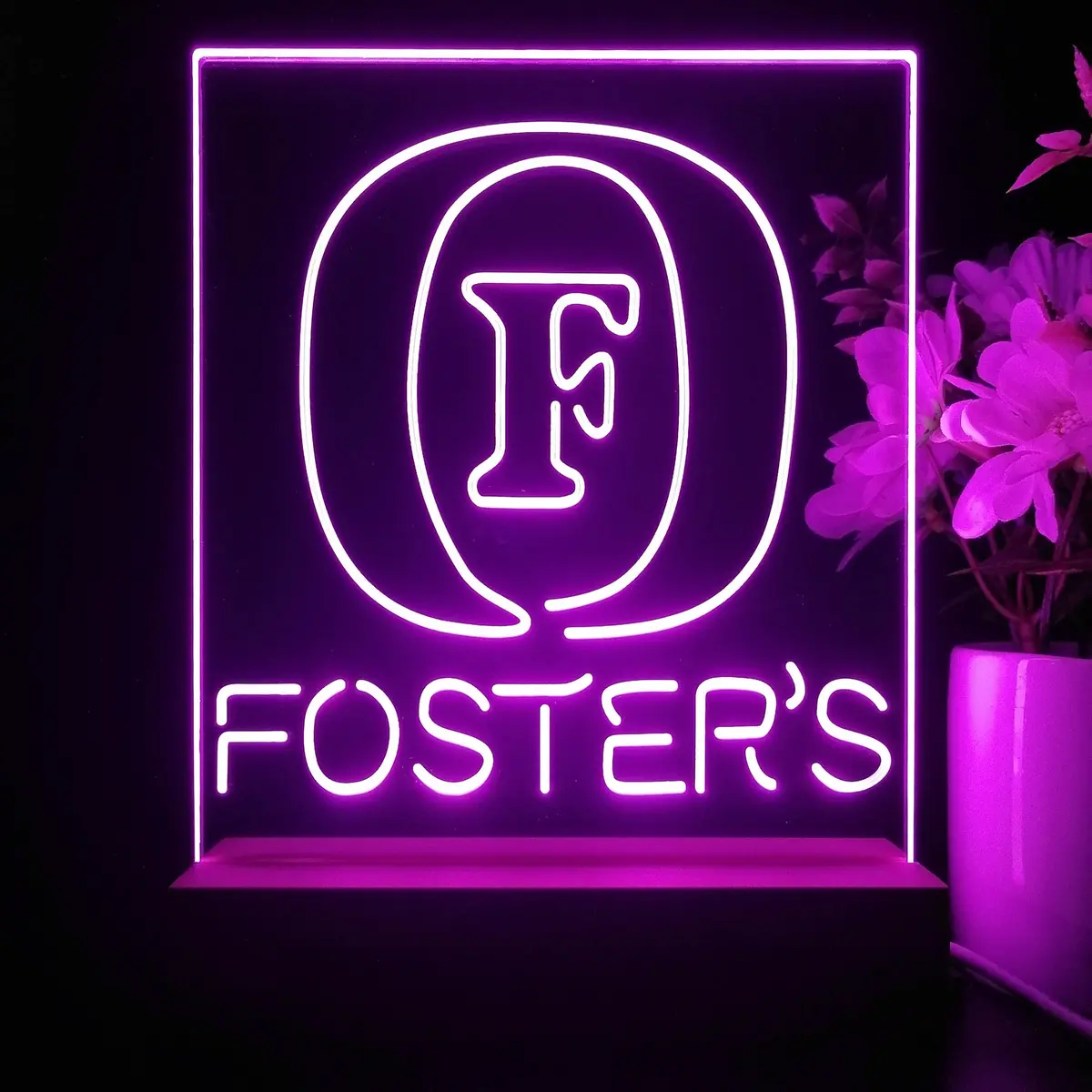 Foster's Beer 3D Illusion Night Light Desk Lamp 1