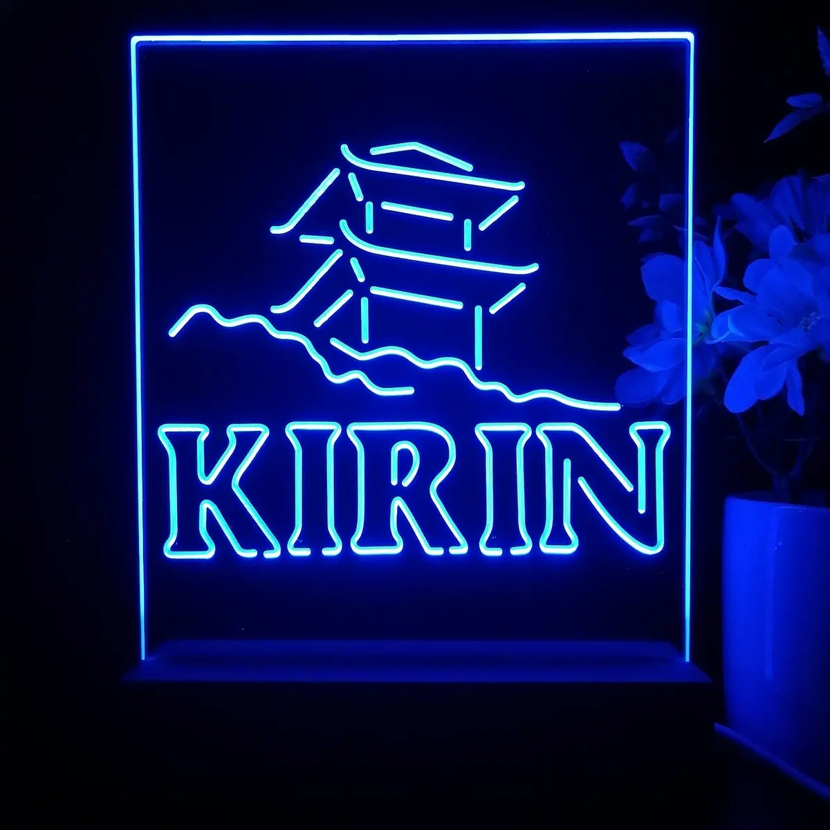 Kirin Japanese Pagoda 3D Illusion Night Light Desk Lamp 1
