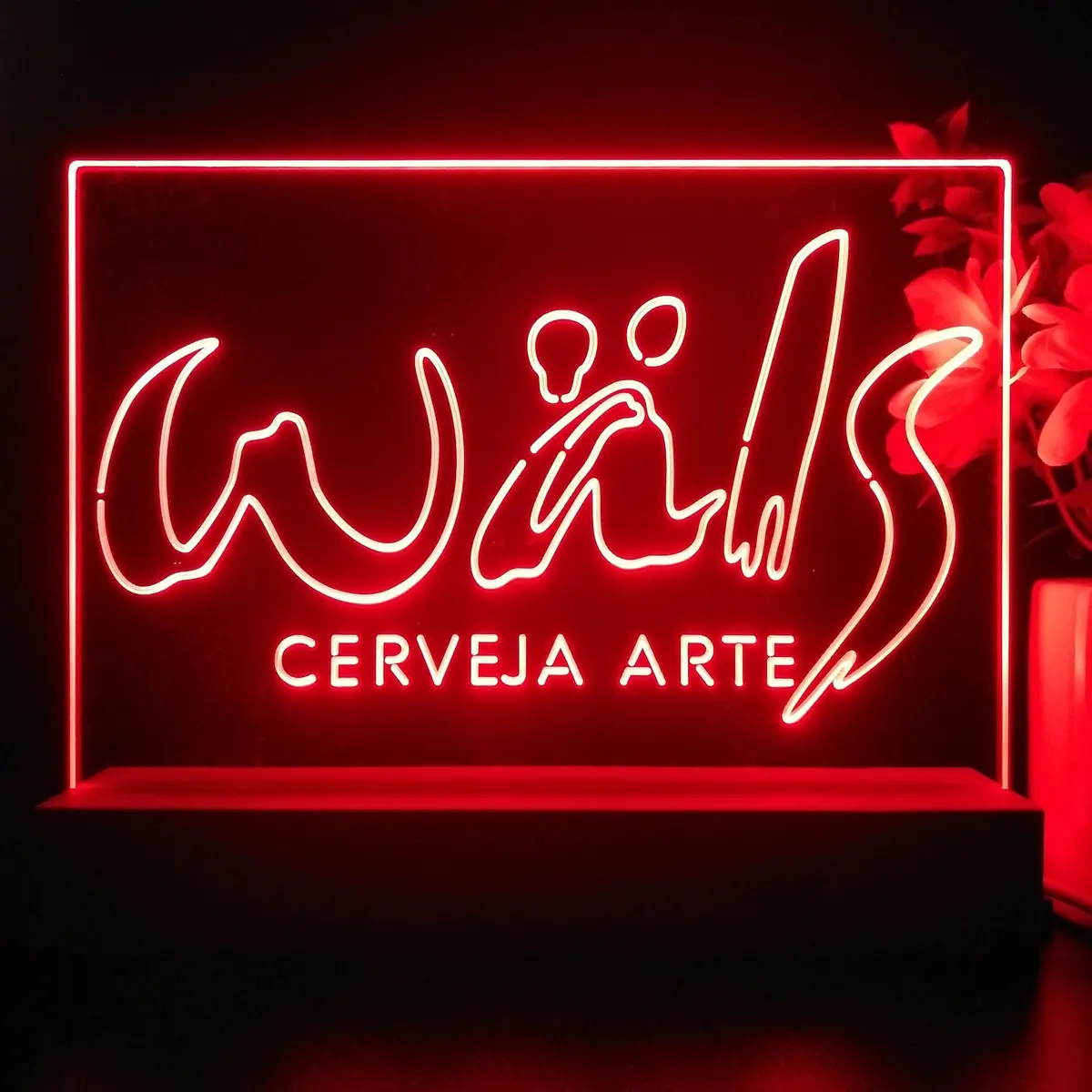 Wals Cerveja Arte Neon Sign Pub Bar Lamp 1