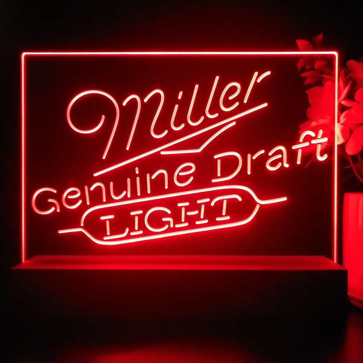 Miller Genuine Draft Light Neon Sign Pub Bar Lamp 2