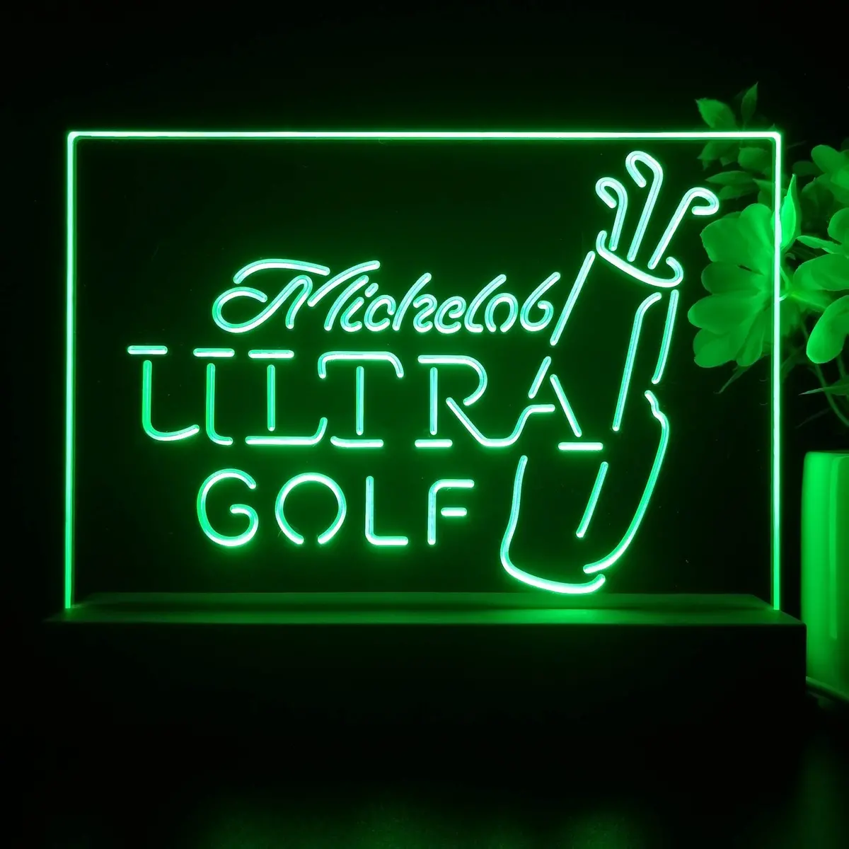 Michelobs Ultra Golf Bag Beer Bar Decoration Gifts Neon Sign Pub Bar Lamp 1