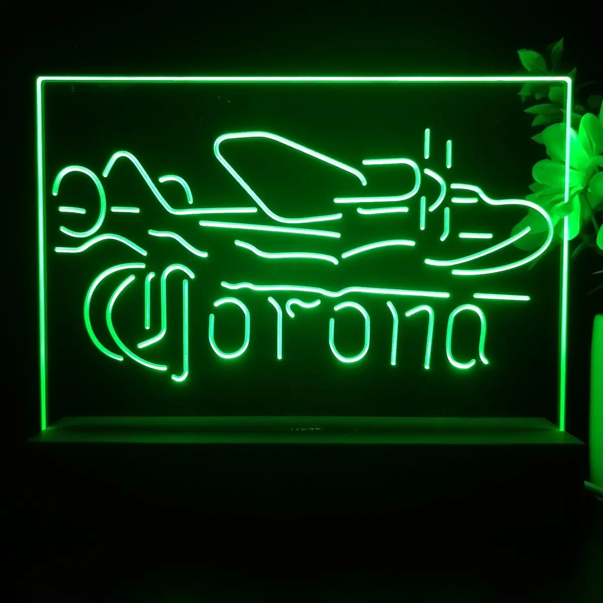 Corona Classic Plane Neon Sign Pub Bar Lamp 1