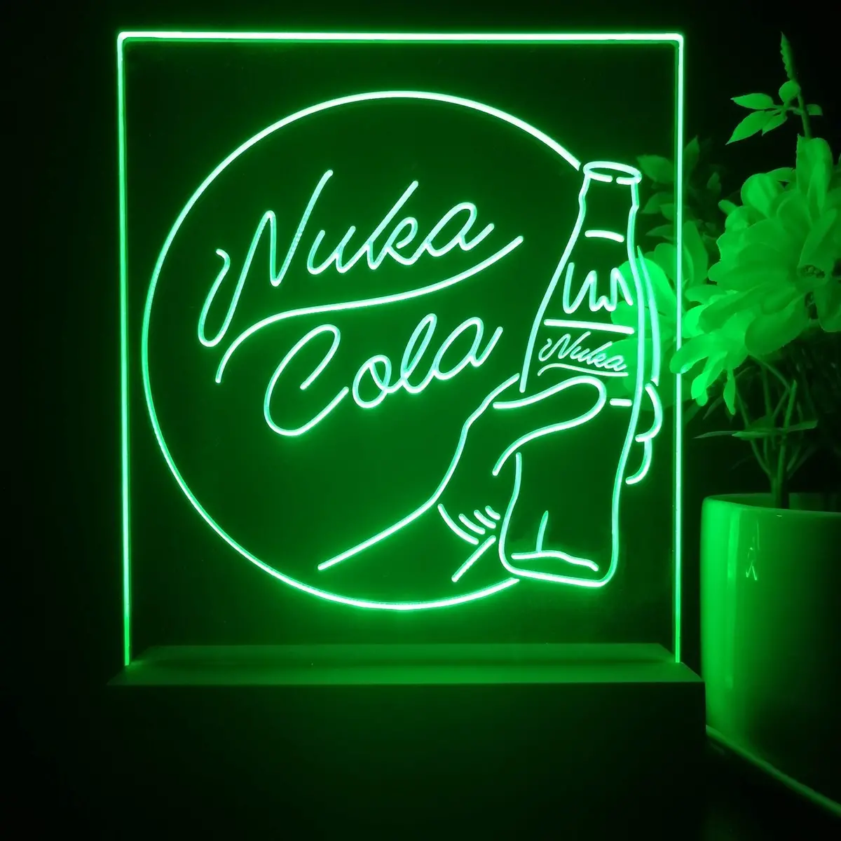 Nuka Cola Fallout Game Room 3D Illusion Night Light Desk Lamp 1