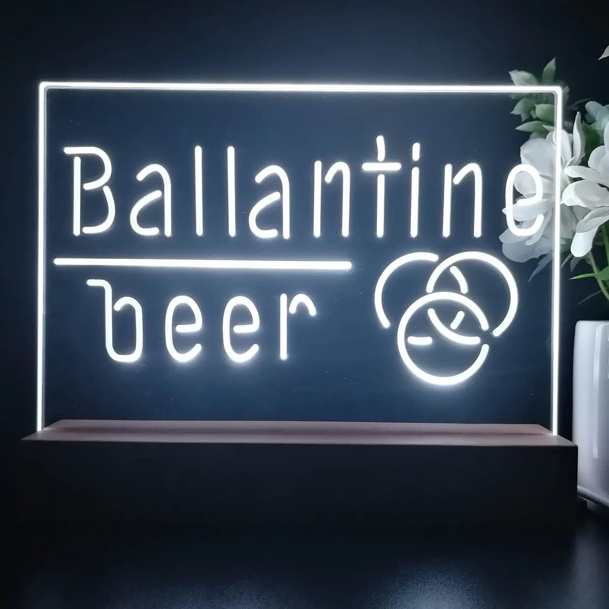 Ballantine Beer Bar Neon Sign Pub Bar Lamp 1