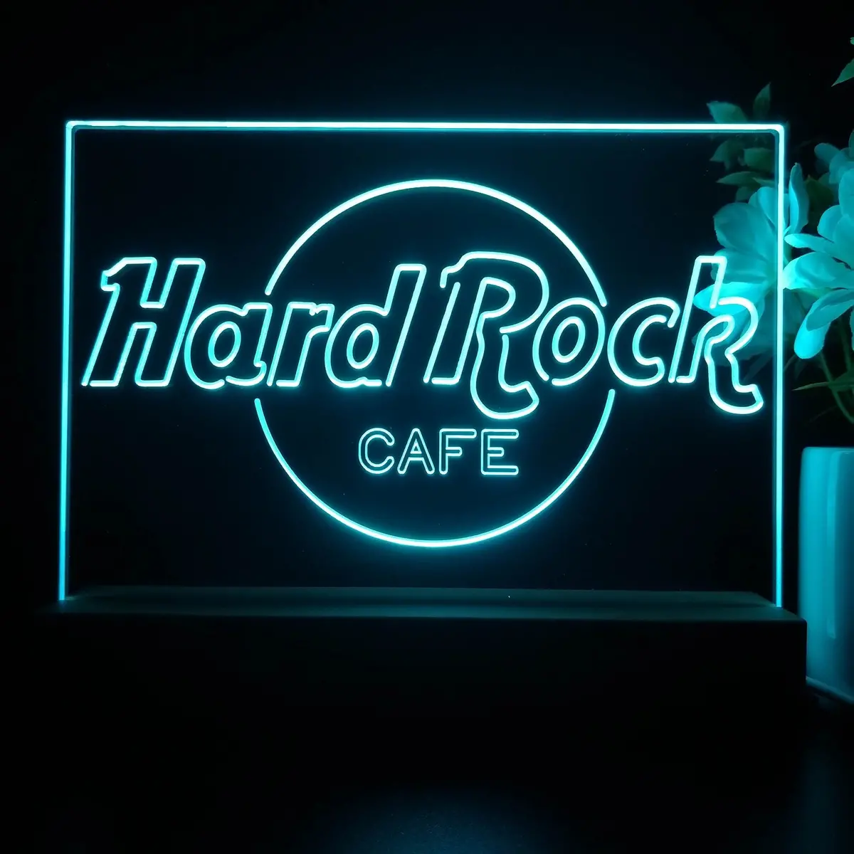 Hard Rock Café Restaurant Neon Sign Pub Bar Lamp 1