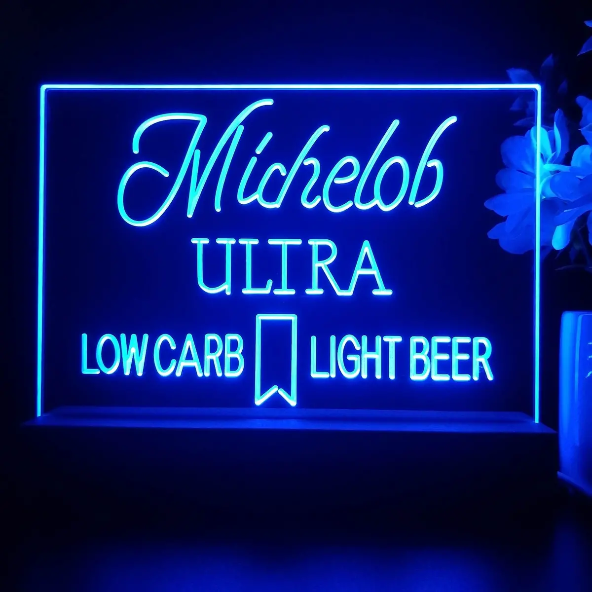 Michelob Ultra Low Carb Light Beer Neon Sign Pub Bar Lamp 1