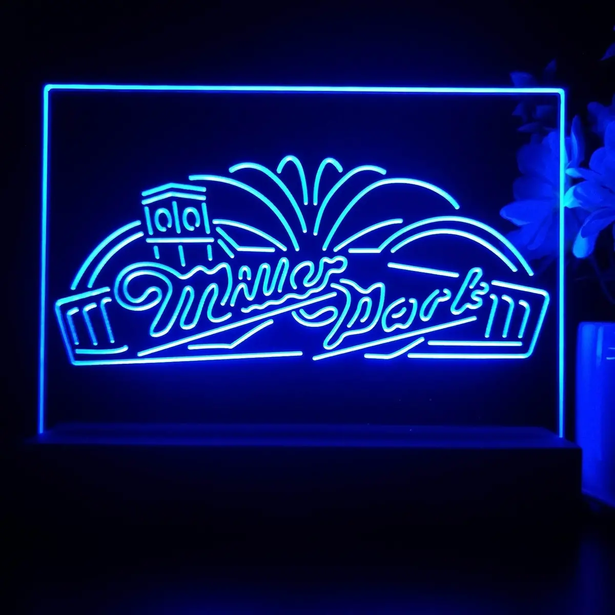 Miller Park Beer Neon Sign Pub Bar Lamp 1