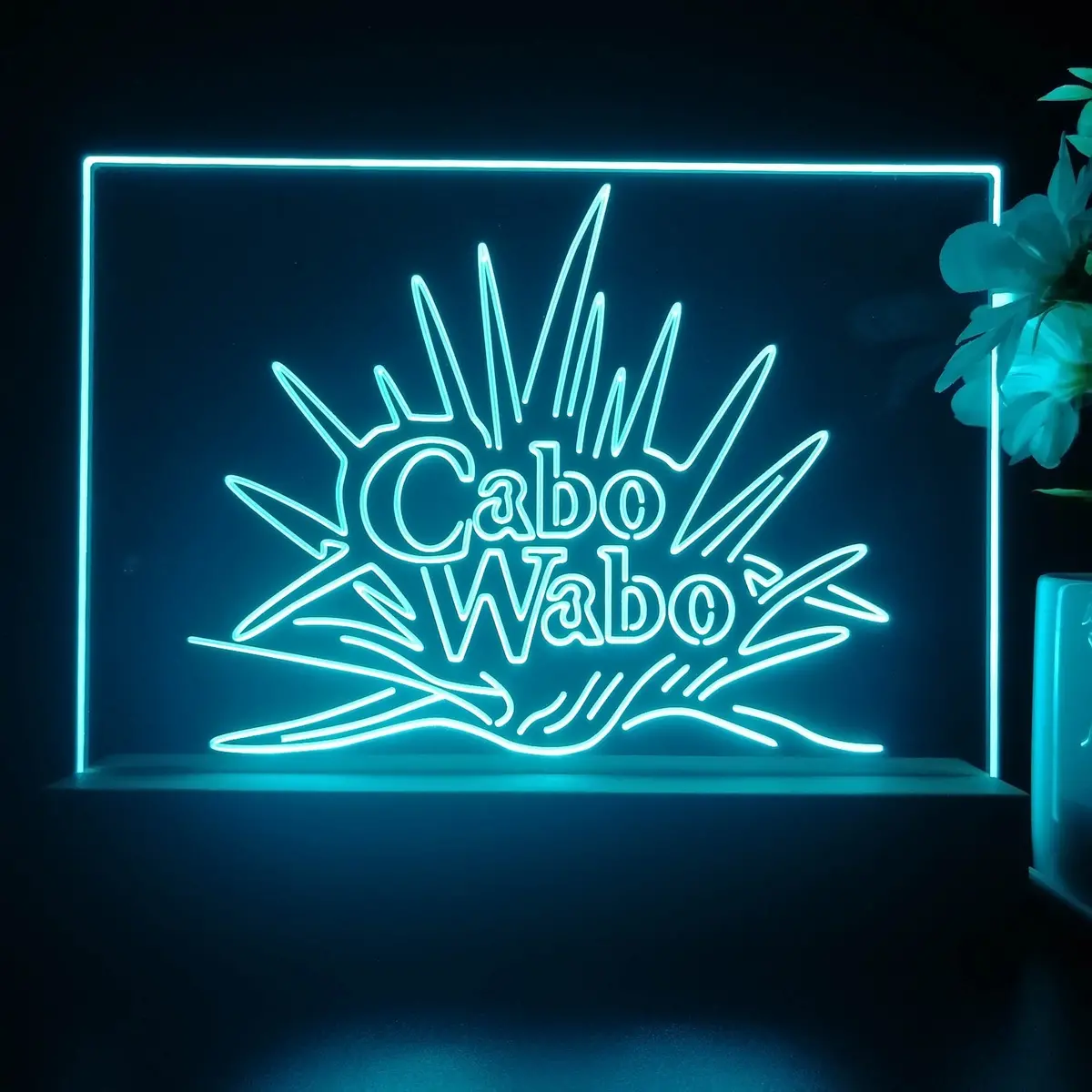 Cabo Wabo Tequila Neon Sign Pub Bar Lamp 1