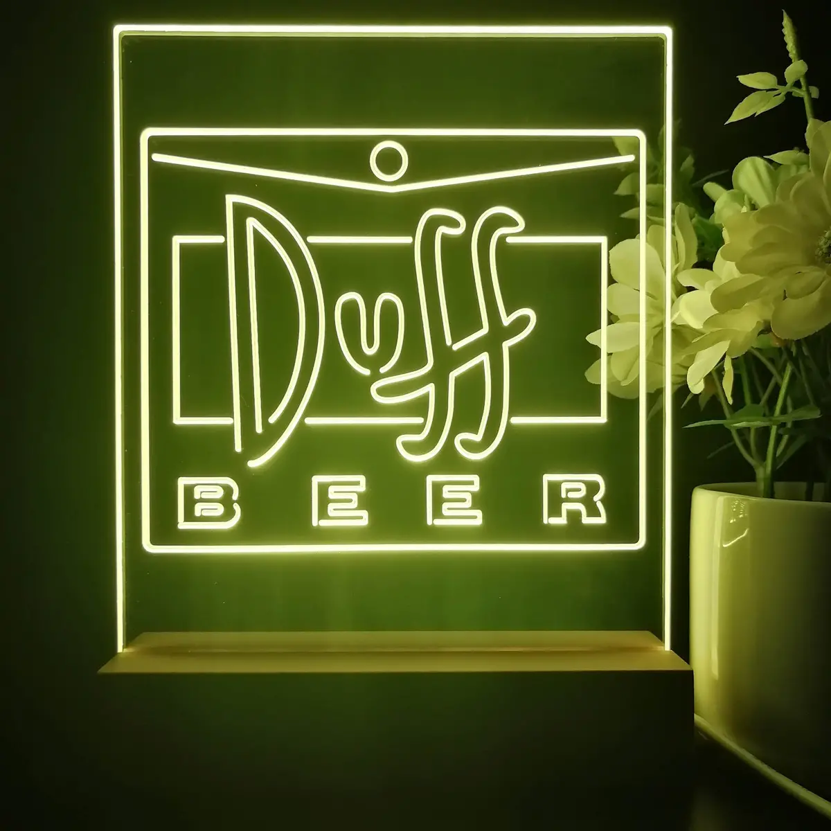 Duff Beer Bar 3D Illusion Night Light Desk Lamp 1