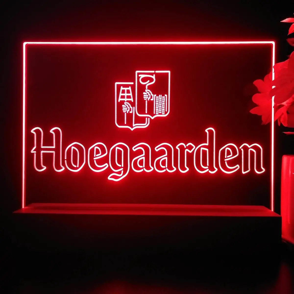 Hoegaarden Wheat Beer Neon Sign Pub Bar Lamp 1
