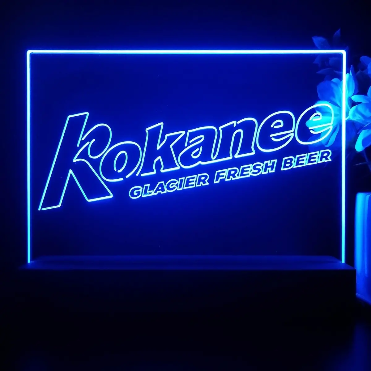 Kokanee Glacier Fresh Beer Neon Sign Pub Bar Decor Lamp 1